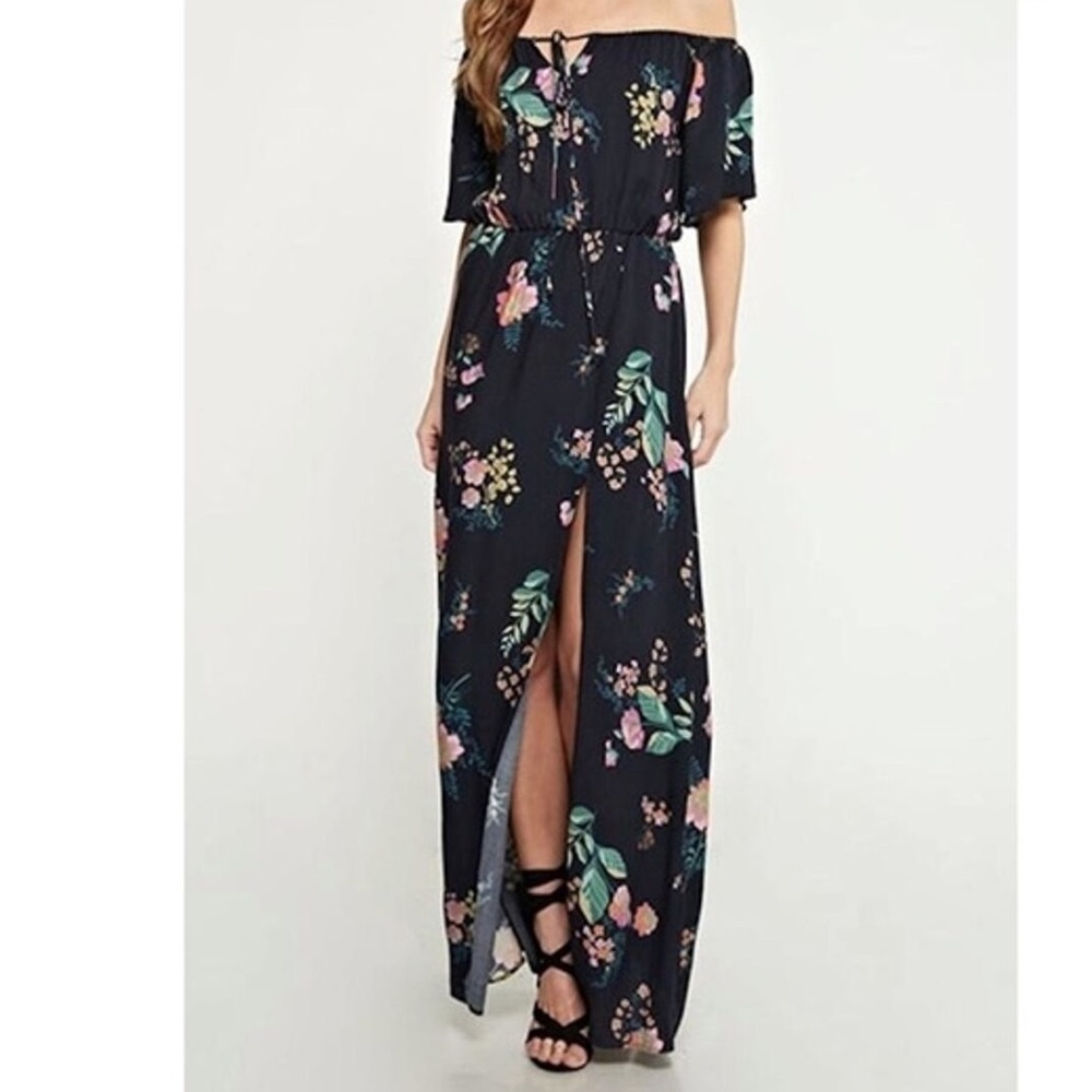 Lovestitch Floral Maxi Dress - size medium